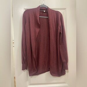 Ella Moss Ladies' Cozy Lightweight Cardigan, Rust large